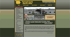 Desktop Screenshot of plymouthcountysheriff.com